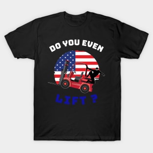 Forklift Ninja, Do you even Lift? WRB T-Shirt